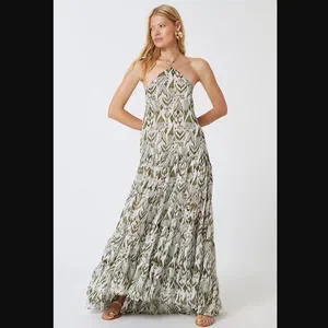 Anthropologie | Dresses | New Anthropologie Misa Halter Midi Dress Size  Large | Poshmark